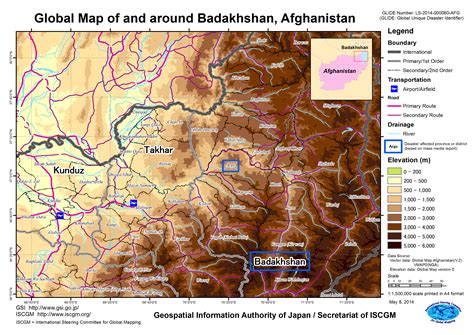 Landslide disaster of northern Afghanistan, May. 2014 | GSI HOME PAGE