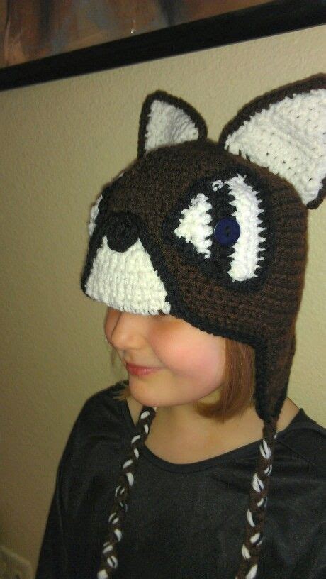 Raccoon Crochet Hat | Crochet hats, Crochet, Hats