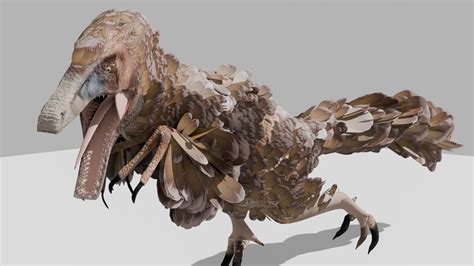 3d Deinonychus Raptor Made In Blender Turbosquid 2292109