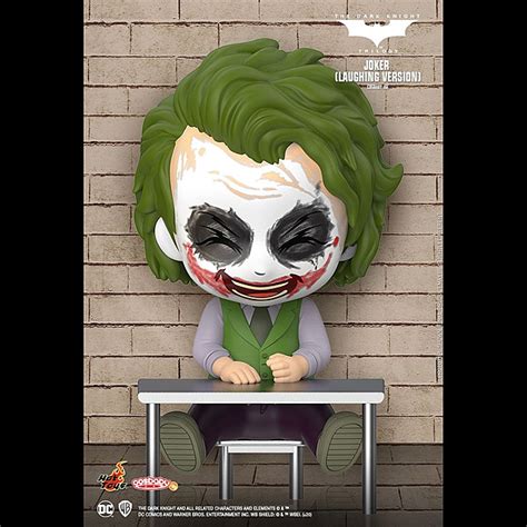 Hot Toys Batman The Dark Knight Joker Laughing Version Cosbaby S Bobble Head