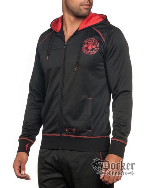 Кофта с капюшоном мужская Affliction 110OW128 blk » Docker Trend