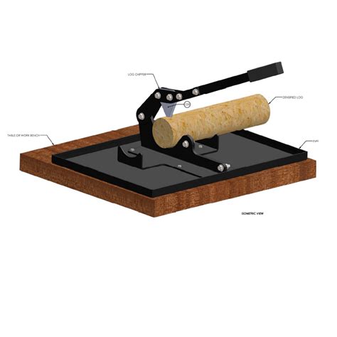 509 Fab Log Chipper Flame Innovation