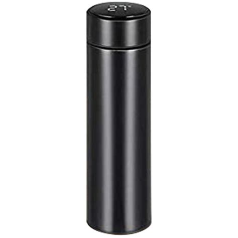 Buy Black Customized Stainless Steel Insulated Hot Cold Thermos Bottle With Temperature