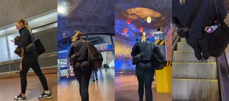 Juicy Ass In Tight Leggings Busted Candid Best Premium