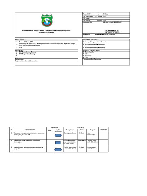 Sop Pembuatan Nota Pesanan Pdf