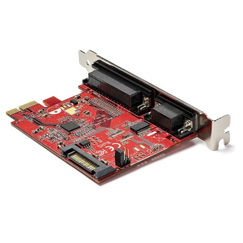 DB9-2-Port-Erweiterungskarte PCI Express-LPT schwarz und Seriell ...