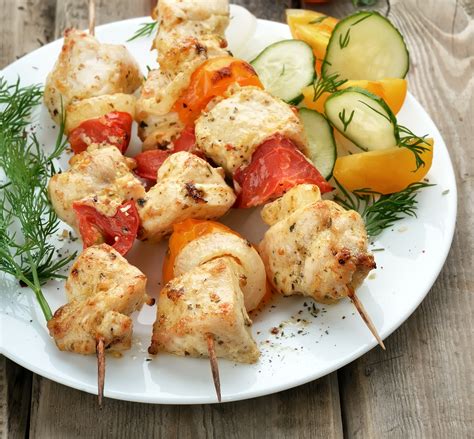 Grilled Chicken Kebabs Bigoven