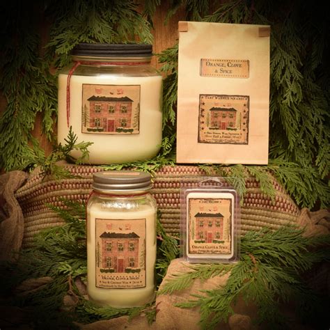 Orange Clove And Spices Scent Collection Herbal Star Candles