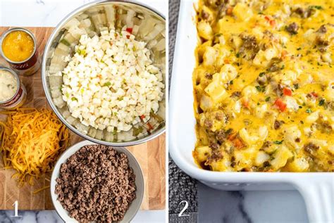 Simple Ground Beef Casserole - Yummy and fully