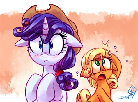 Mlp Applejack And Rarity
