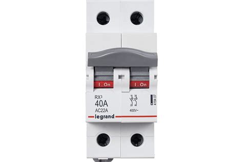 Выключатель-разъединитель Legrand 2 полюса 40 А RX3 Leg 419407 ...