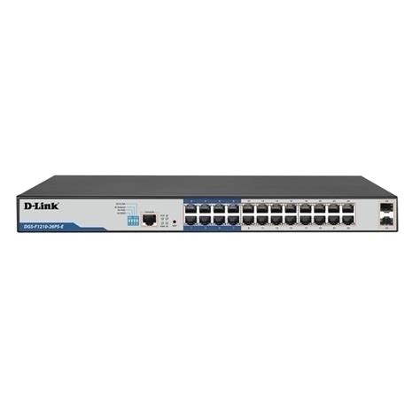 DGS-F1210-26PS-E D-Link 26-Port Gigabit Smart Managed PoE+ Switch ...