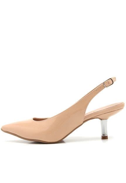 Scarpin Ana Hickmann Verniz Nude Compre Agora Dafiti Brasil