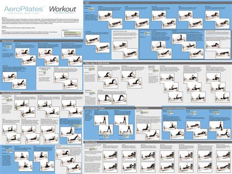 Printable Pilates Reformer Exercises Chart Free - Printable Word Searches