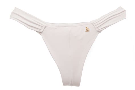 Calcinha De Biqu Ni Fio Dental Confort Branca Ilha Bikini