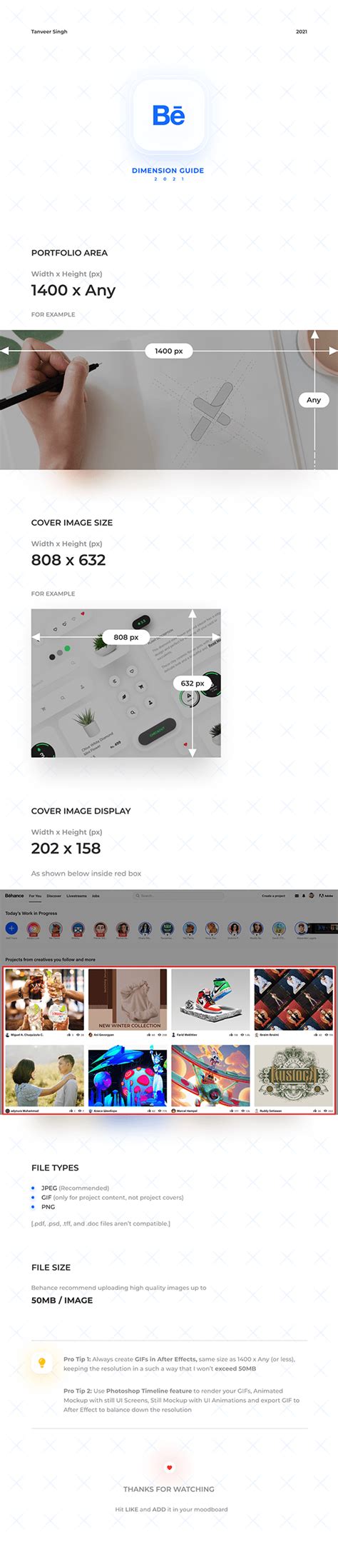 Behance Dimensions 2021 Behance