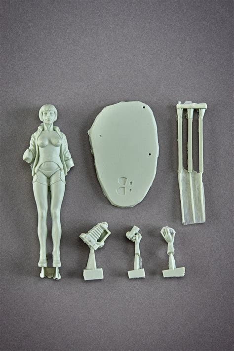 Resin Kit Model Naked Figure Girl Photographer Mm Toy Fully Etsy
