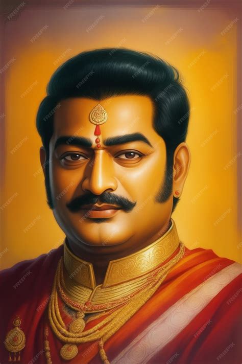 Premium Ai Image Digital Painting Of Indian In Olden Days As Raja