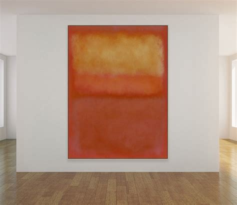 Mark Rothko Color Field Abstract Acrylic Painting Sale Etsy