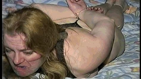 30 Yr OLD BBW SINGLE STEP MOM IS WRAP TAPE GAGGED TAPE HOG TIED BAREFOOT TOE TIED MOUTH