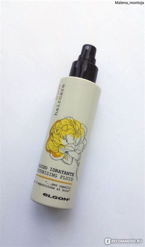 Солнцезащитный спрей для волос Elgon Sun Haircare Fluido Idratante ...