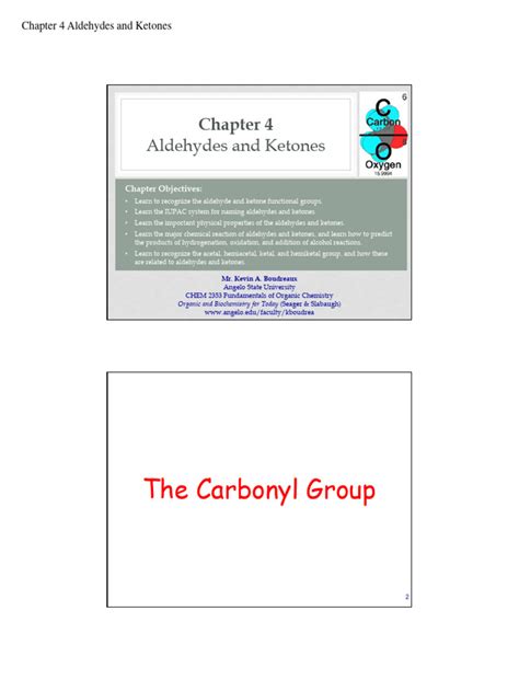 Chapter 04 2spp Pdf Aldehyde Ketone