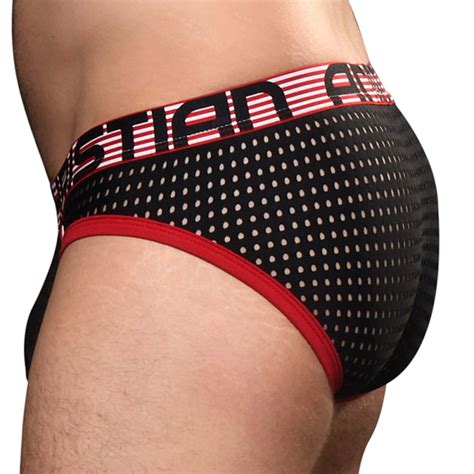 Andrew Christian Slip Almost Naked Compétition Mesh Noir INDERWEAR