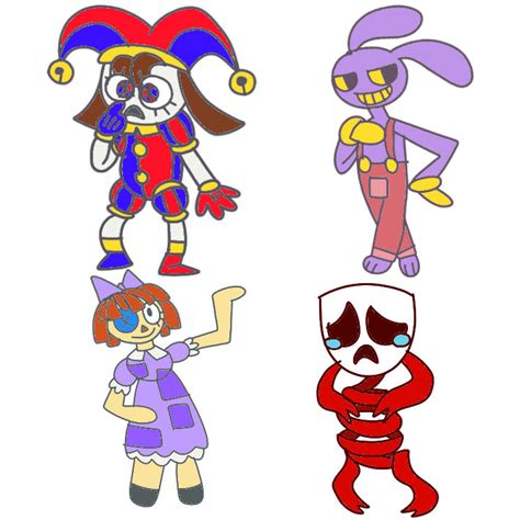 The Amazing Digital Circus Characters By Mekaylatv On Deviantart