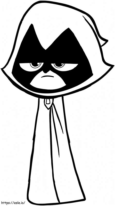 Raven Coloring Page