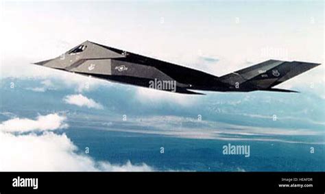 Lockheed F-117A in flight. (U.S. Air Force photo Stock Photo - Alamy