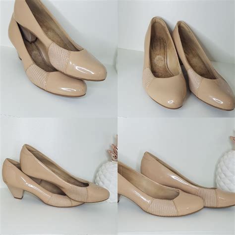 Sapato Salto Baixo Nude Sapato Feminino Modare Usado Enjoei