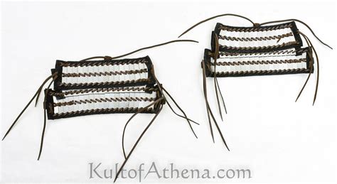 Lamellar Pauldrons Set 20 Gauge Steel