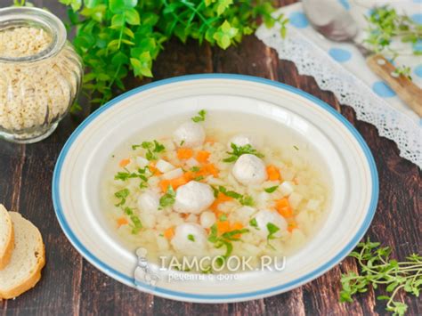 Суп с фрикадельками и звездочками — рецепт с фото пошагово