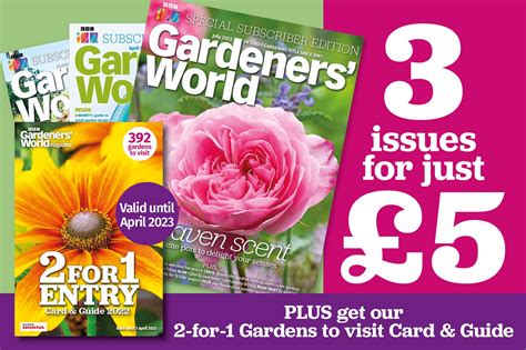 Bbc Gardeners World Magazine Magazine Subscription Bbc Gardeners