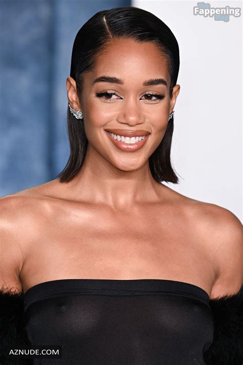 Laura Harrier Sexy Flashes Her Hot Tits At The Vanity Fair Oscar Party In Beverly Hills