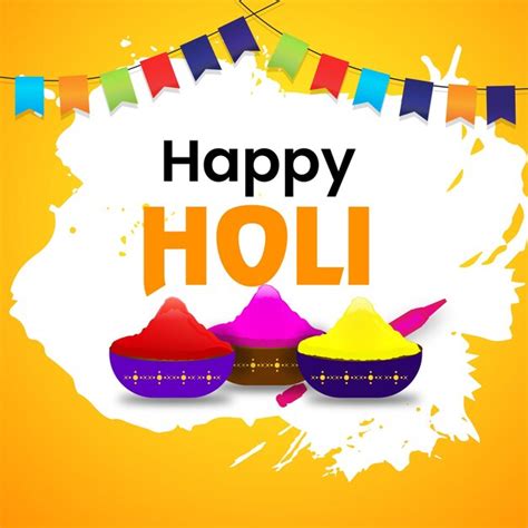 Premium Vector Happy Holi Banner Design