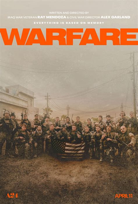 Warfare: A24 Has Released A New Poster For Alex Garland's New Film