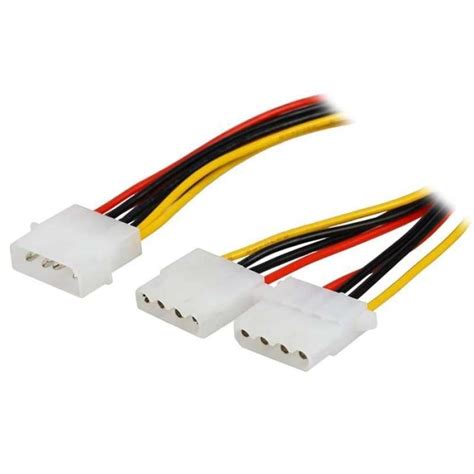 Jual KABEL MOLEX 4 PIN MALE TO DUAL MOLEX 4 PIN FEMALE SPLITTER MOLEX 4 ...