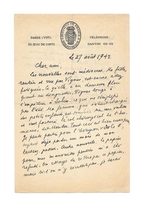 ValÉry Paul 1871 1945 Le Manuscrit Français