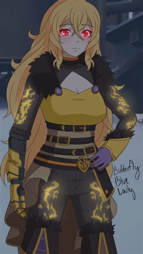 Yang Xiao Long V7 Redesign By Butterflybluelady On Deviantart