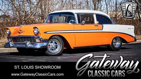Orange 1956 Chevrolet Bel Air 350ci V8 Automatic Available Now Used