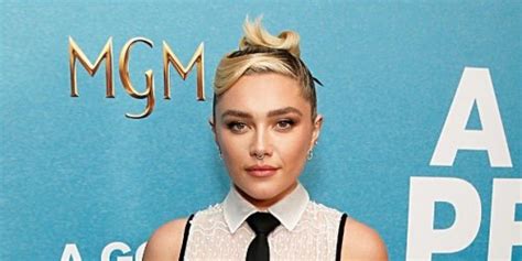 Florence Pugh Just Wore A Side Boob Baring Tuxedo Gown Flipboard