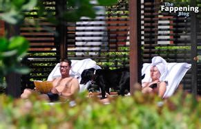 Aubrey Paige Sexy Seen With Ryan Showing Off Her Gorgeous Body Wearing A Hot Bikini At The Beach