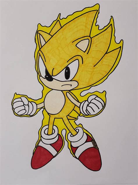 Classic Super Sonic By Masaxmune23 On Deviantart