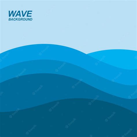 Premium Vector | Wave background vector illustration