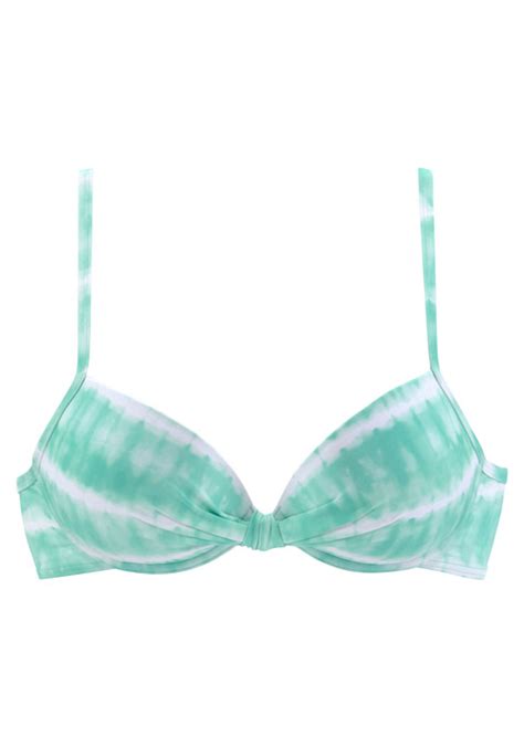 s Oliver Bügel Bikini Top Enja türkis weiß Cup C 36