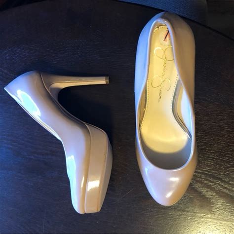 Jessica Simpson Shoes Jessica Simpson Nude Heels Poshmark