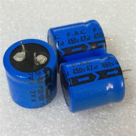 Fac 47uf 450vdc High Voltage Filter Electrolytic Capacitor Of