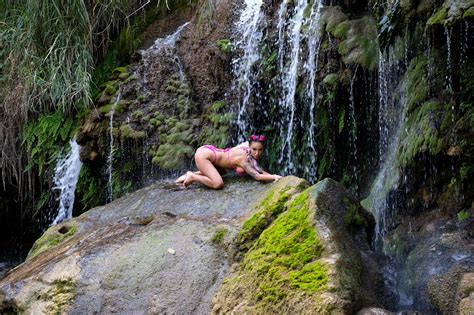 Sexy Monika Fox In Pink Bikini At El Nicho Waterfall Pics Xhamster