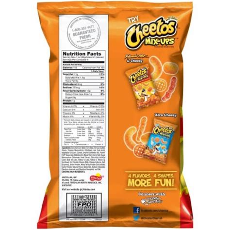 Cheetos Crunchy Flamin Hot Cheese Flavored Snacks Oz Frys Food Stores